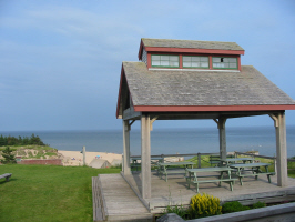 Gazebo at Basin Head-
Enjoy an incredible burger
while taking in the view!